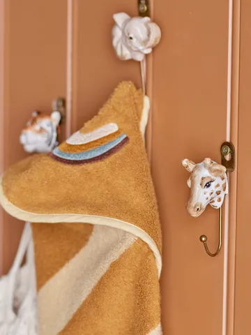 Nosa hook - Brown giraffe - Bloomingville