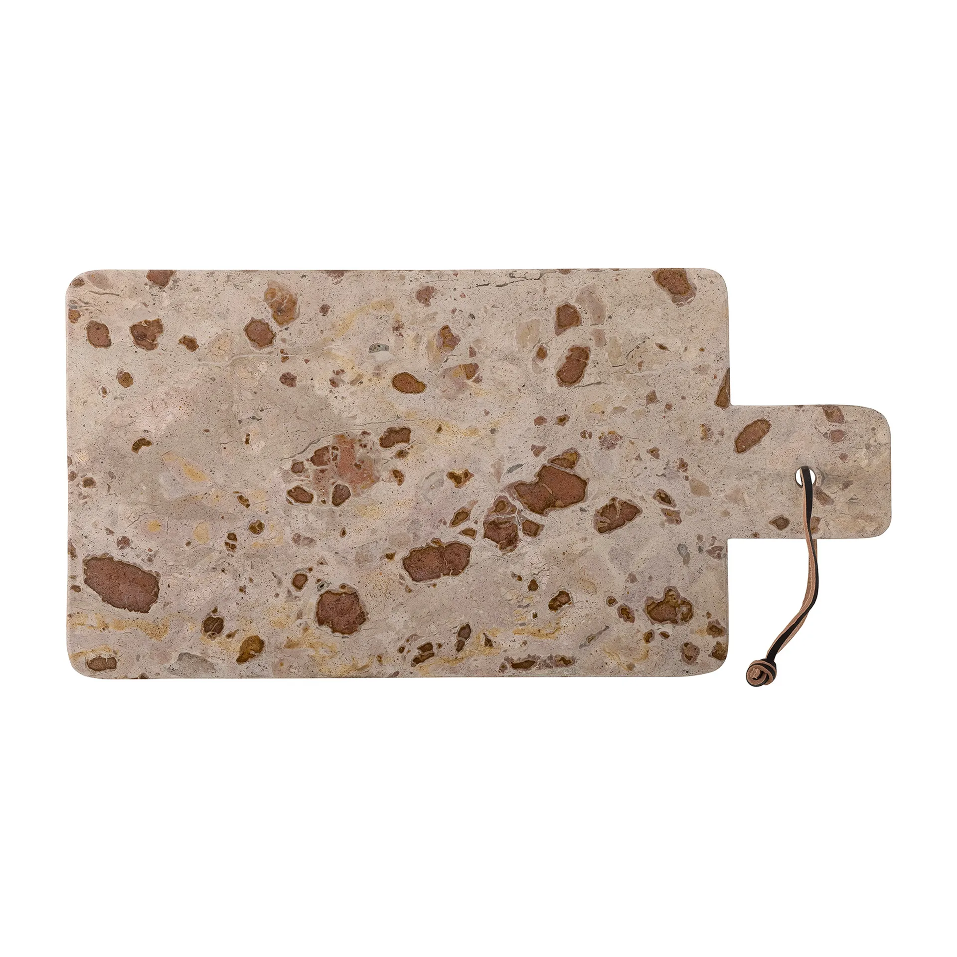 Nukaka cutting board 20x40 cm, Brown marble Bloomingville