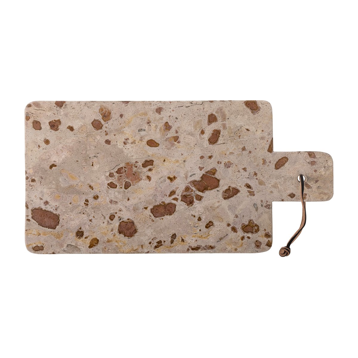 Bloomingville Nukaka cutting board 20x40 cm Brown marble