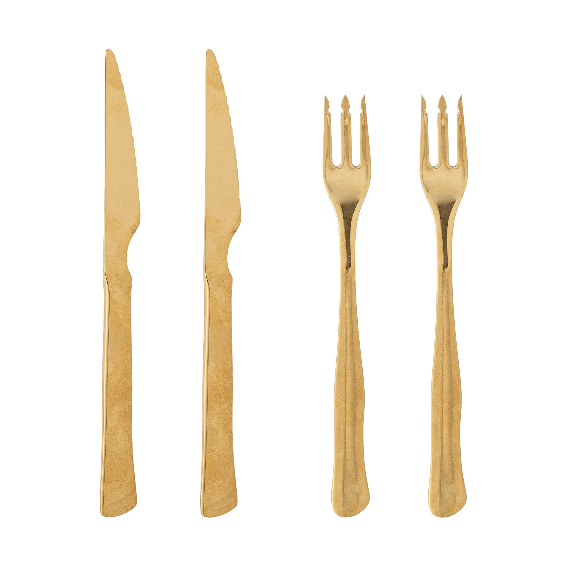 Ollin Steak Cutlery 4 Pieces, Gold Bloomingville