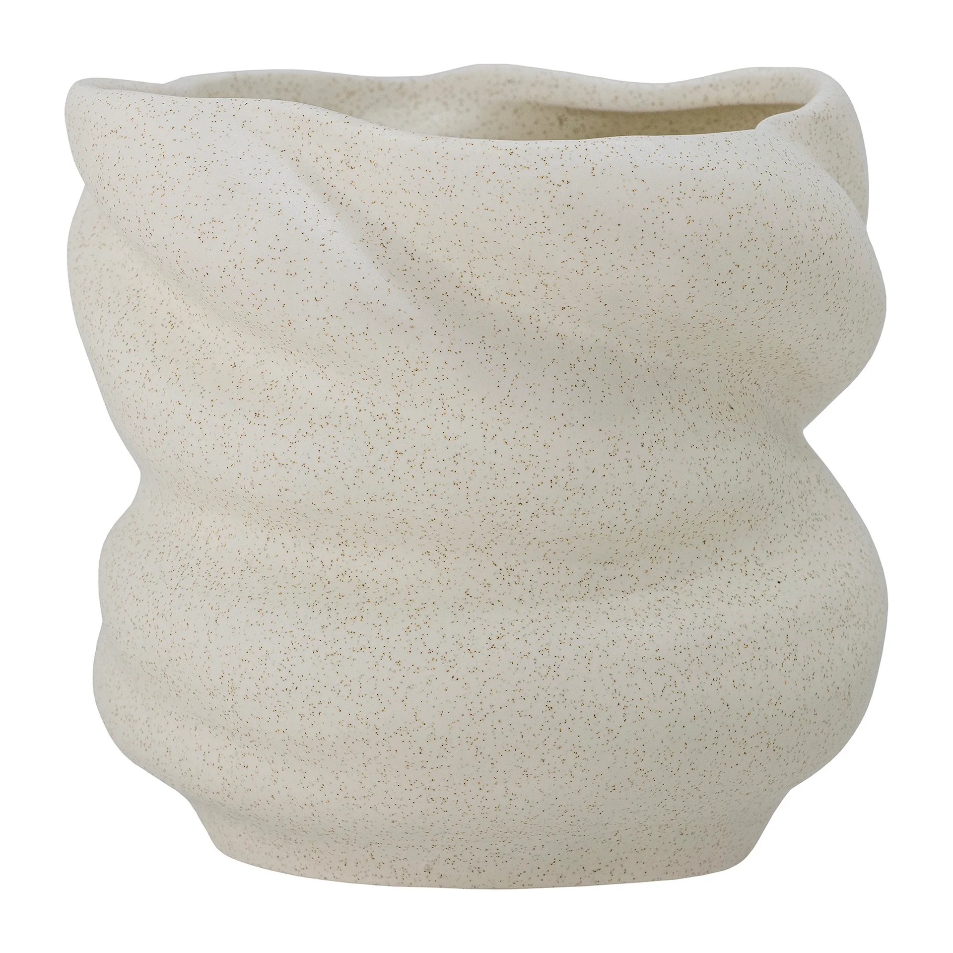 Orana flower pot Ø20 cm, White stoneware Bloomingville