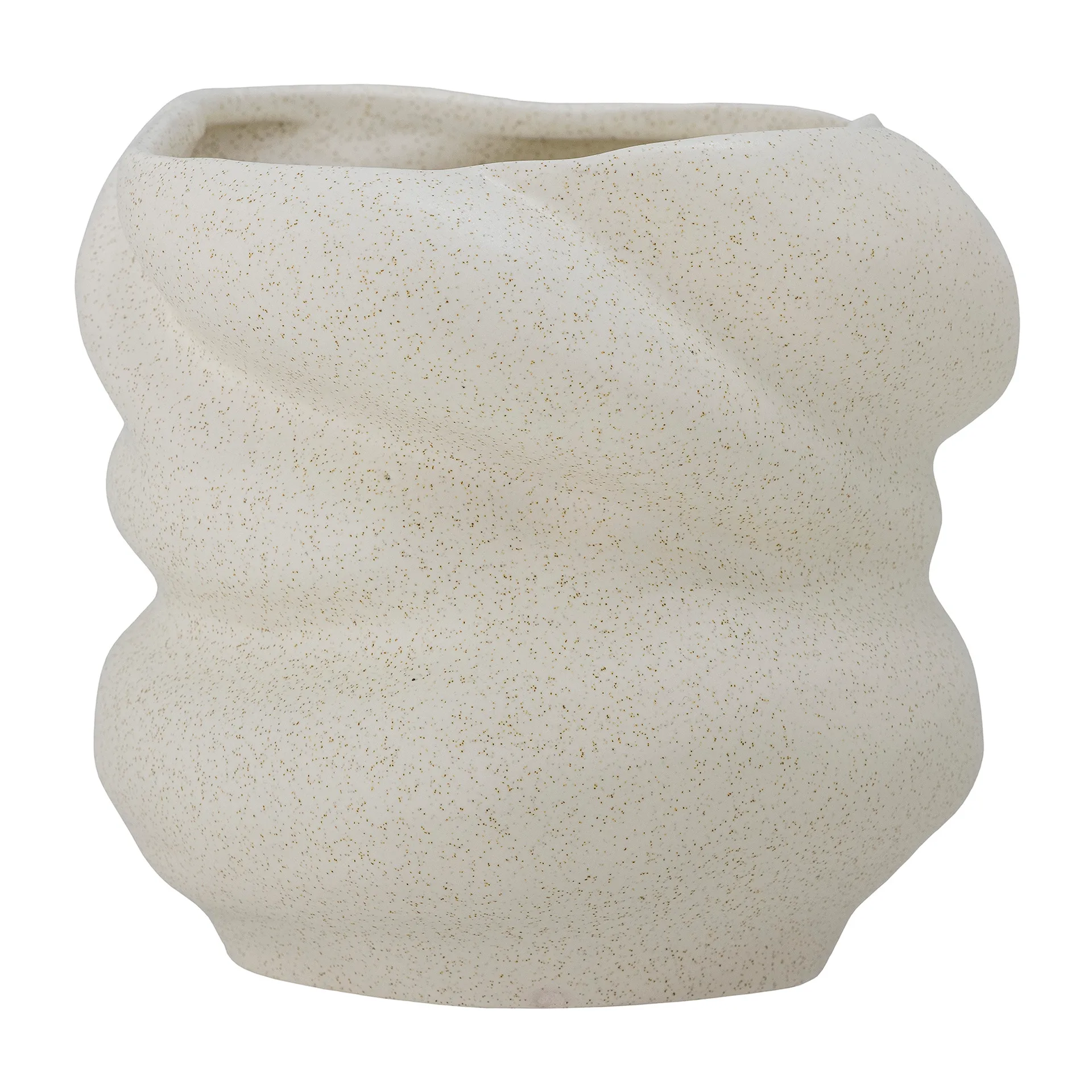 Orana flower pot Ø20 cm, White stoneware Bloomingville