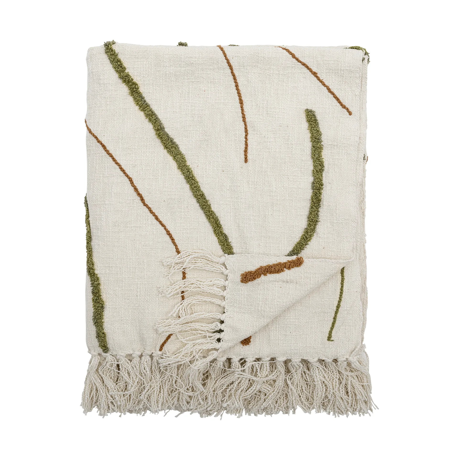 Osasio throw 130x150 cm, Green Bloomingville