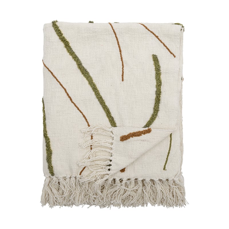 Bloomingville Osasio throw 130x150 cm Green
