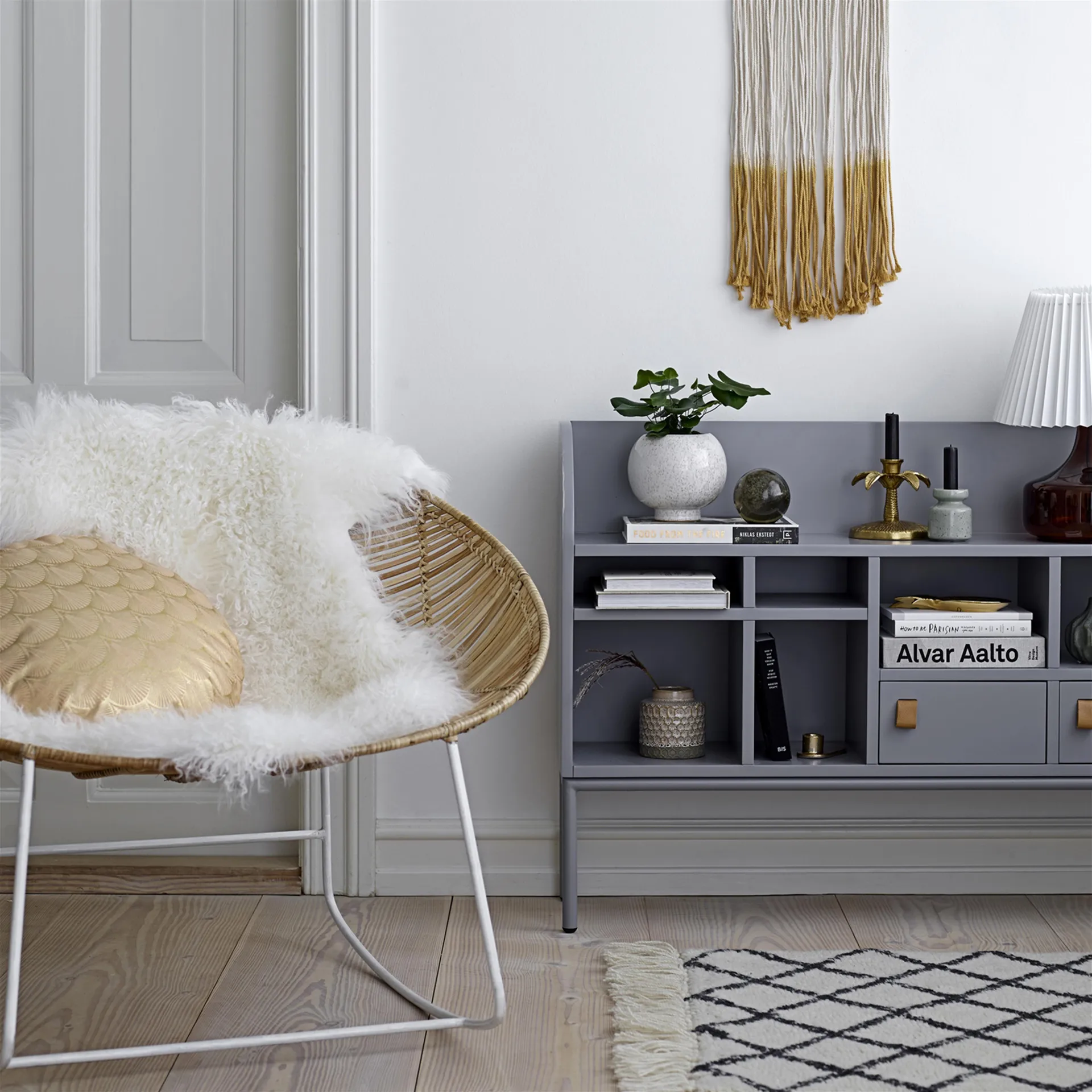 Palm candle holder, 12 cm Bloomingville