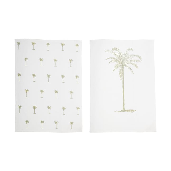 Palm kitchen towel 2 pieces 50x70 cm - undefined - Bloomingville