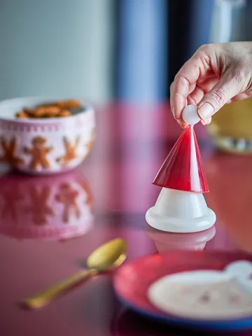 Patrice toothpick holder - Red, Ø7 cm - Bloomingville