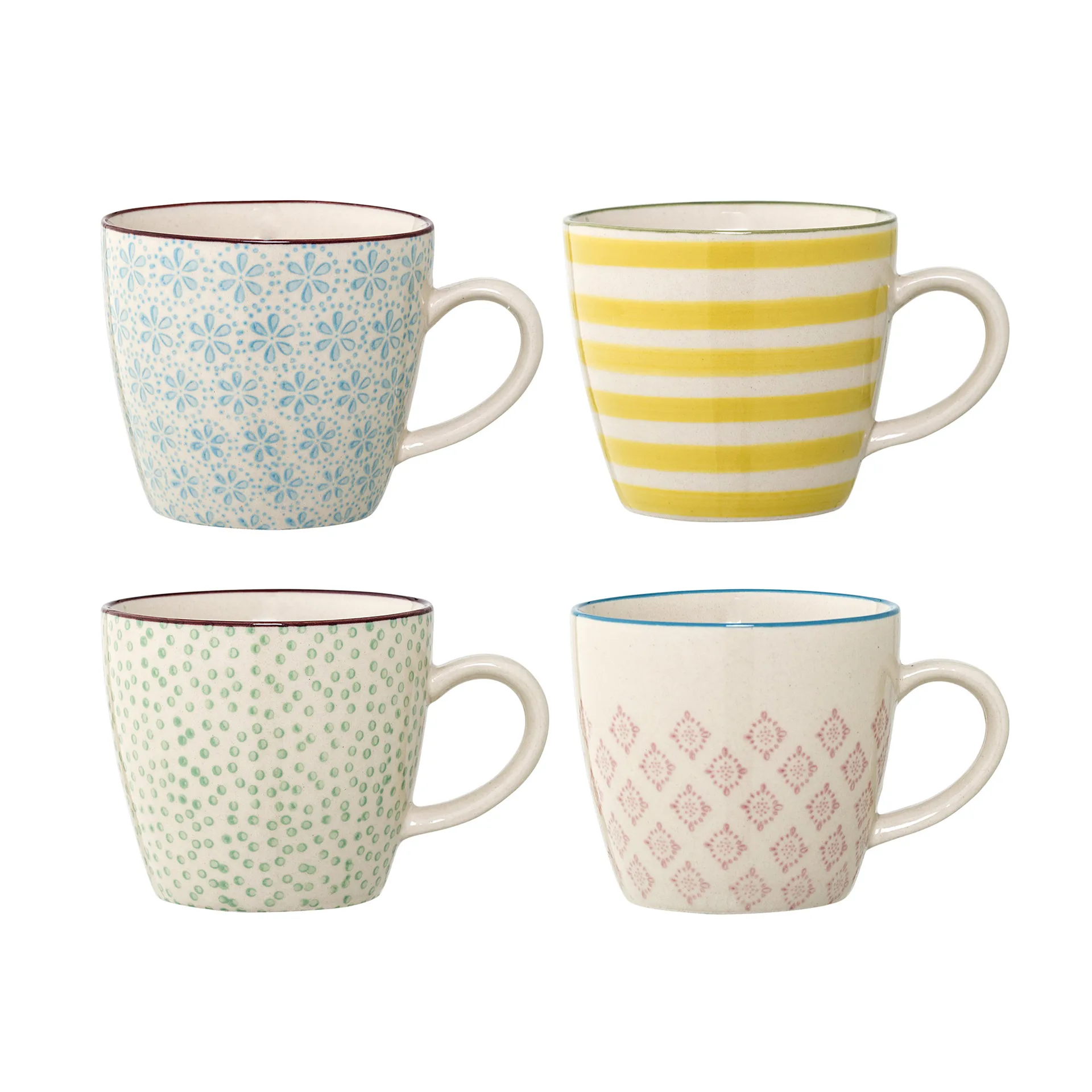 Patrizia mug 4 pieces Ø 7.5 cm,  Bloomingville