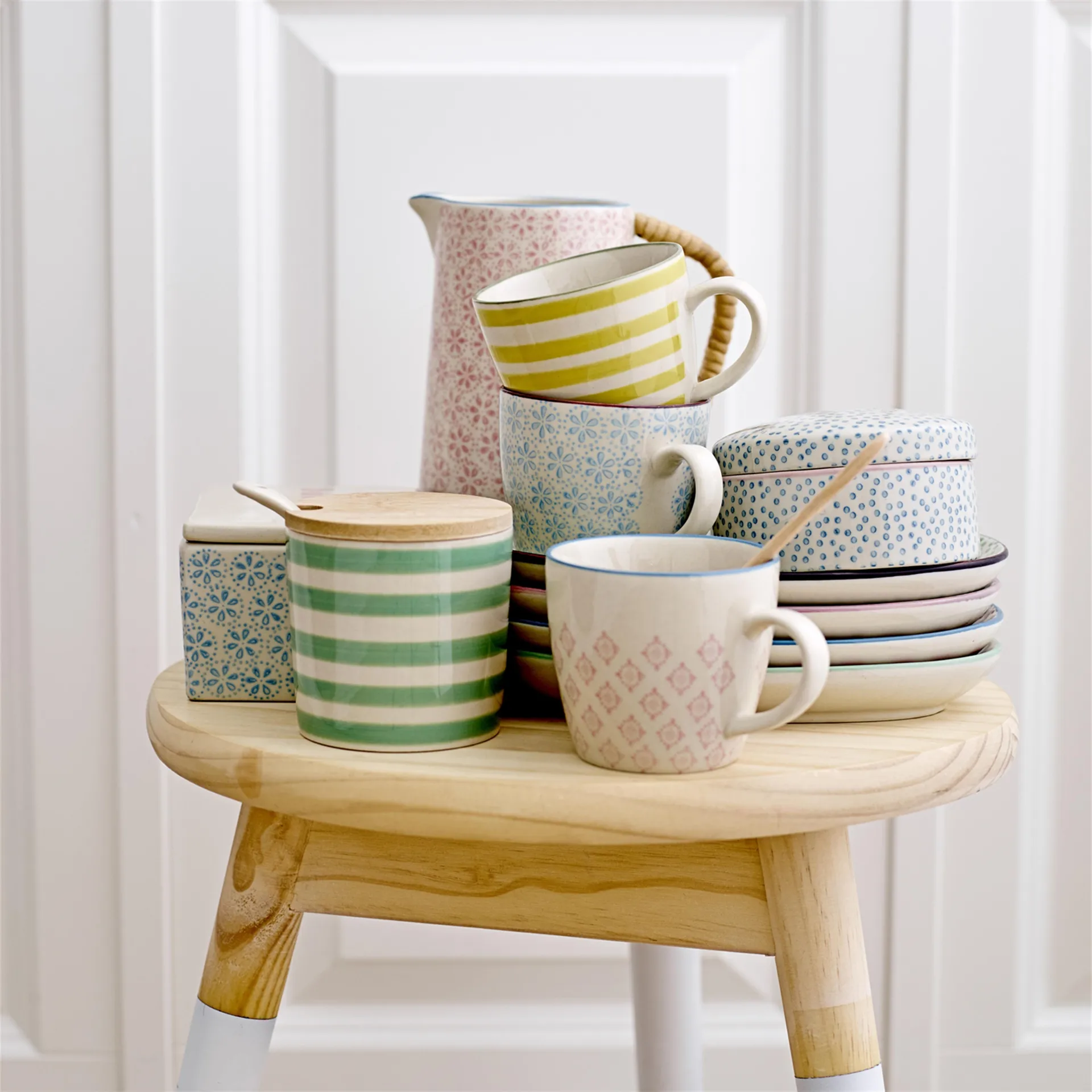 Patrizia mug 4 pieces Ø 7.5 cm,  Bloomingville