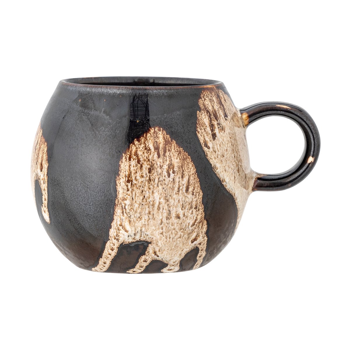Bloomingville Paula cup 27,5 cl Brown-white | Scandinavian Design | Coffee cups | Brown