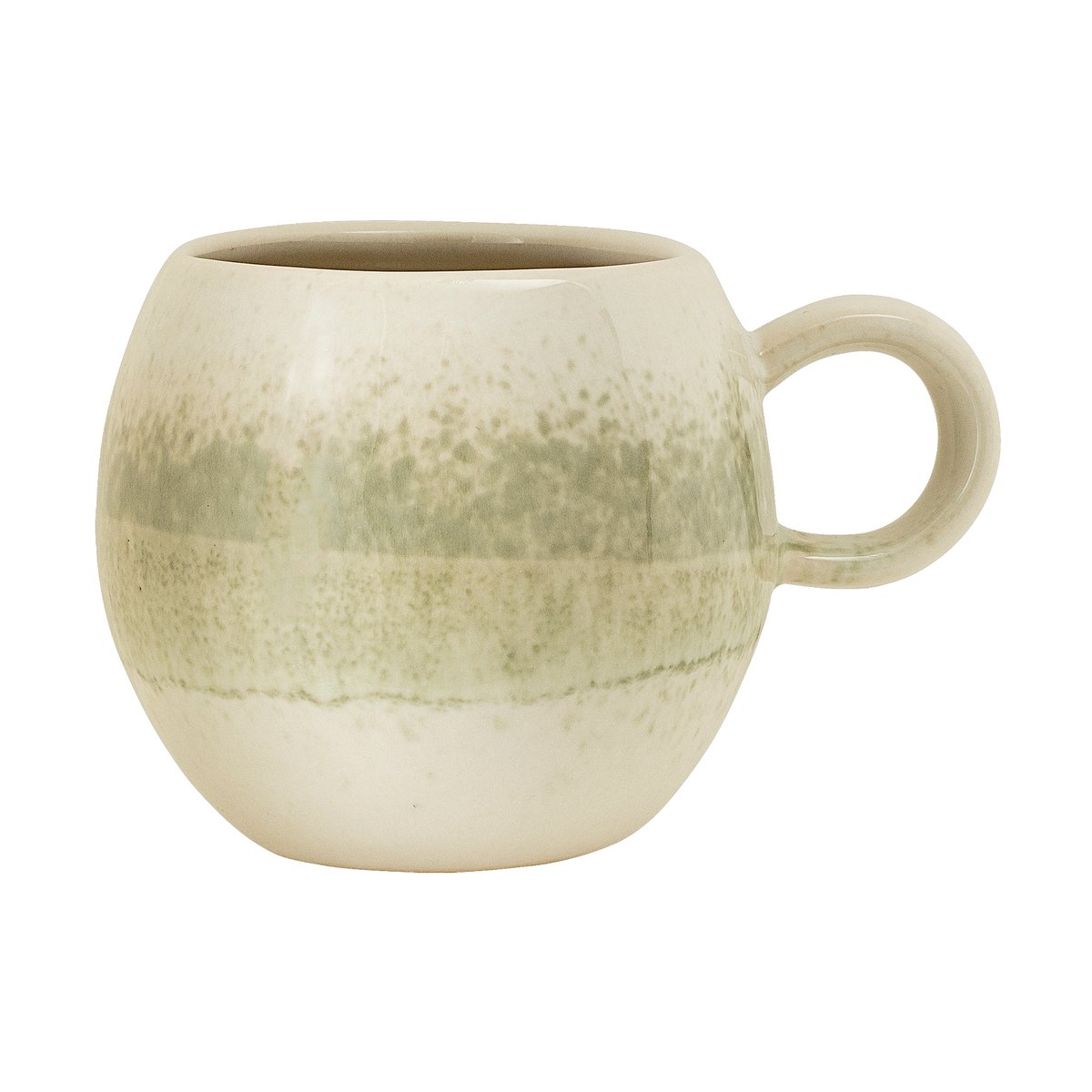 Bloomingville Paula cup 27,5 cl Green-White | Scandinavian Design | Coffee cups | Green