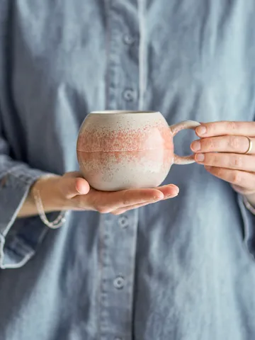 Paula mug 41 cl - Orange - Bloomingville