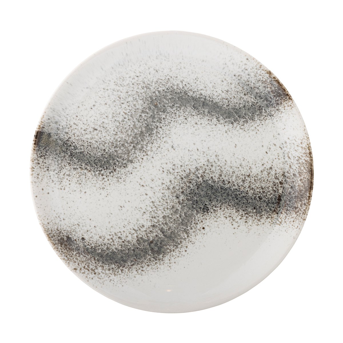 Bloomingville Paula plate o26.5 cm Grey | Scandinavian Design | Dinner plates | Grey