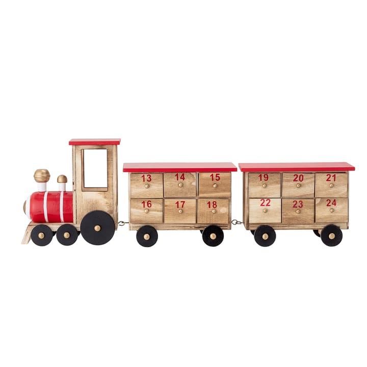 Paulownia Advent calendar train from Bloomingville