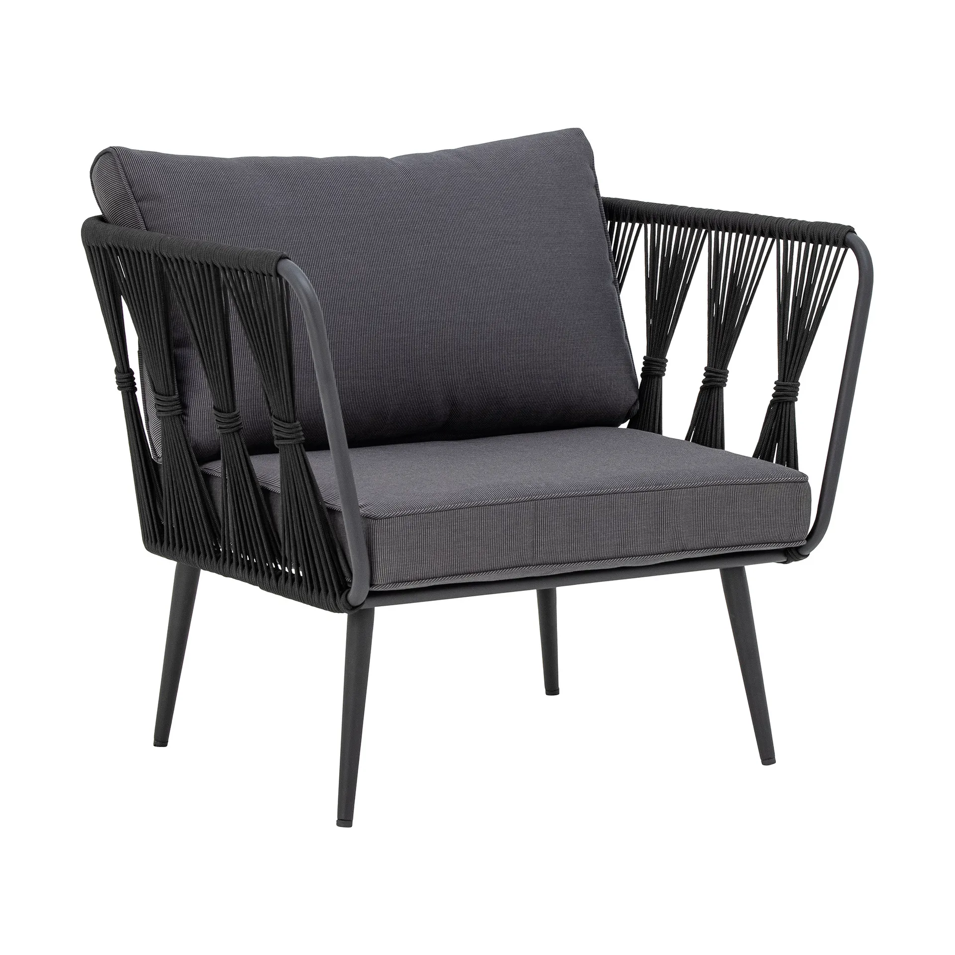 Pavone lounge chair, Black Bloomingville