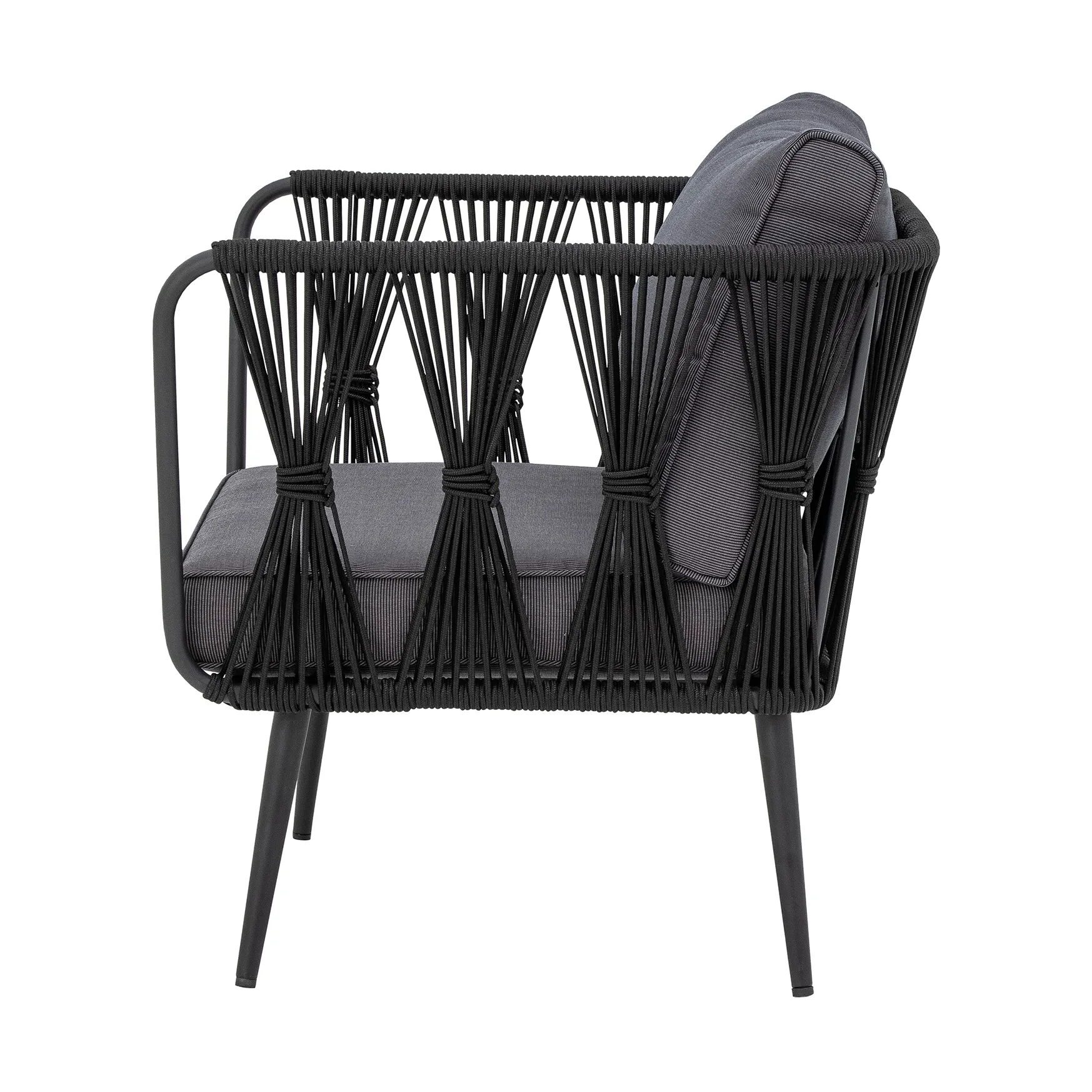 Pavone lounge chair, Black Bloomingville