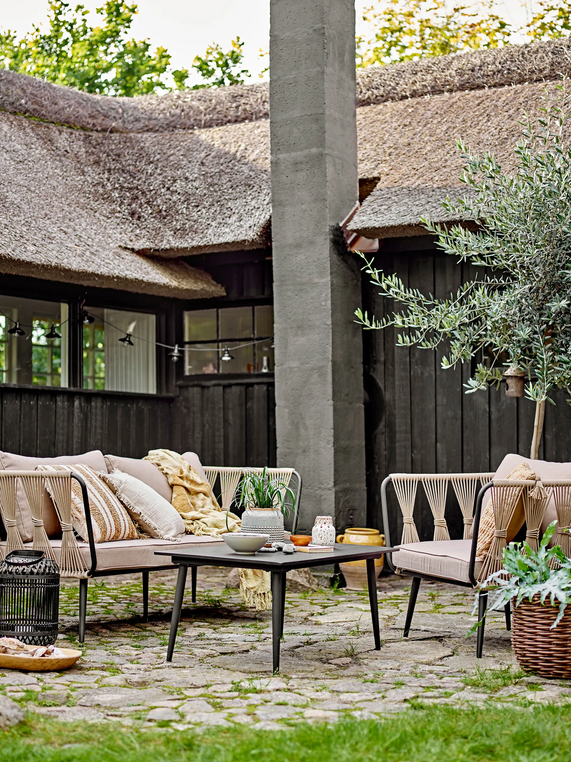 Pavone lounge chair, Brown Bloomingville