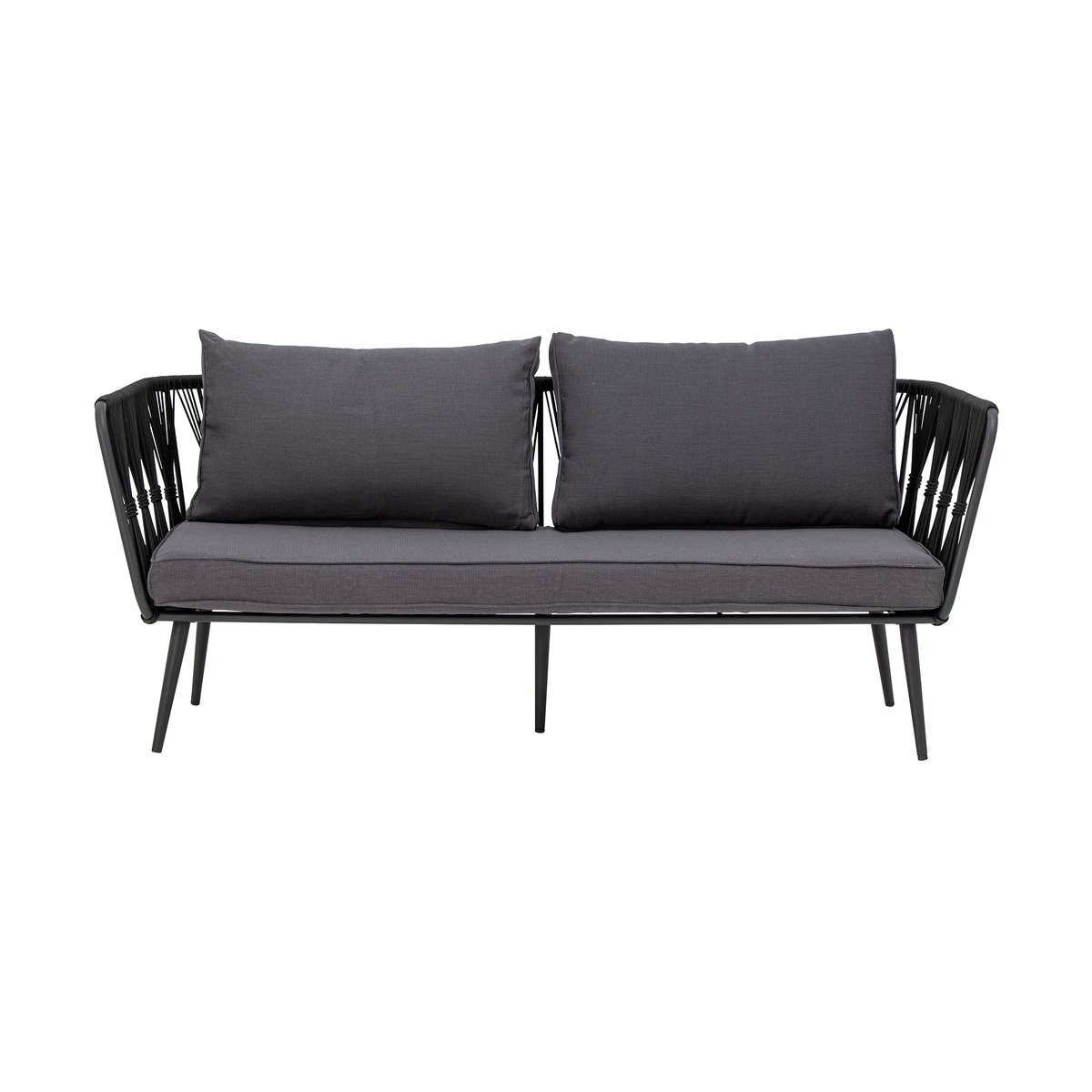 Bloomingville Pavone sofa 2.5-seat Black | Scandinavian Design | Black