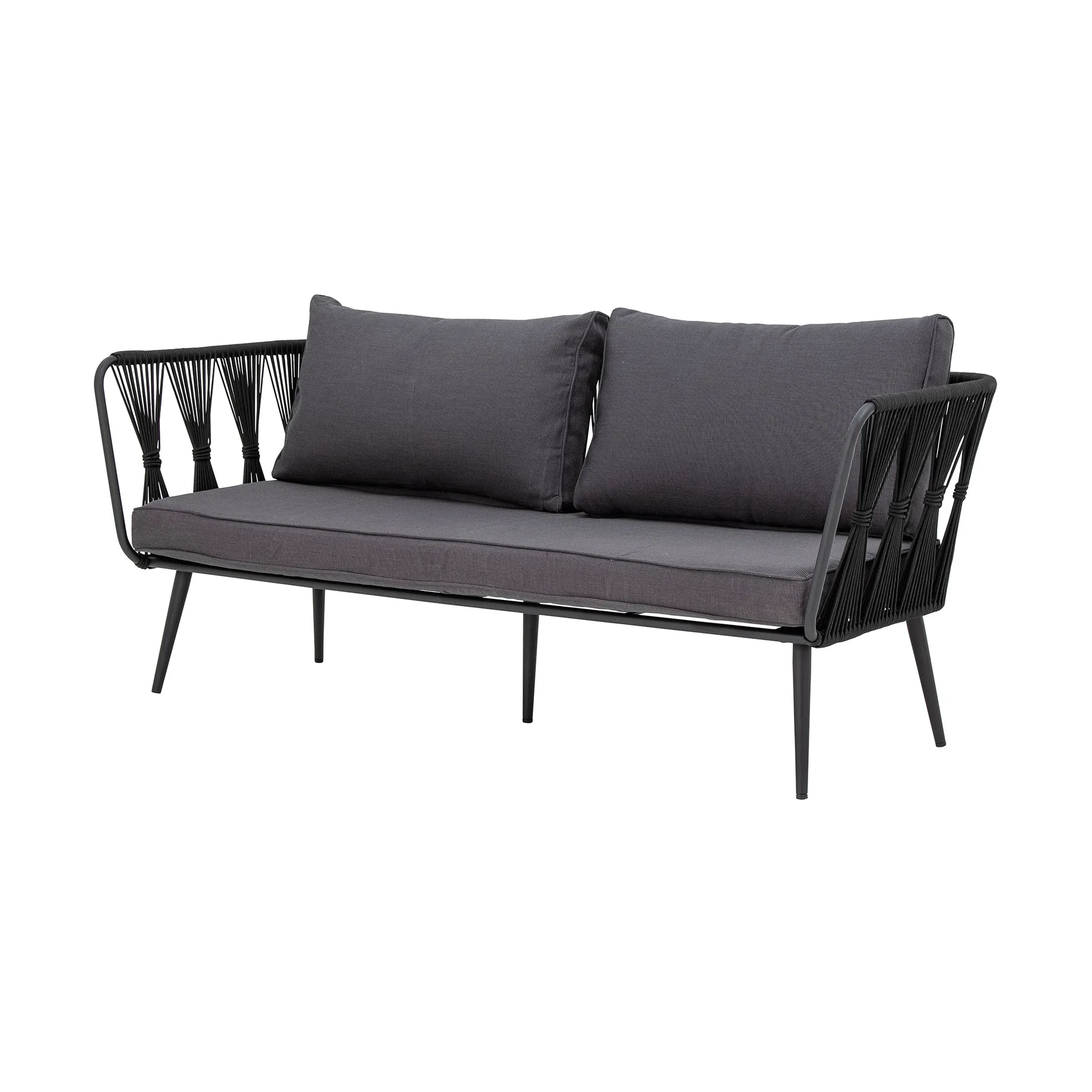 Pavone sofa 2.5-seat, Black Bloomingville