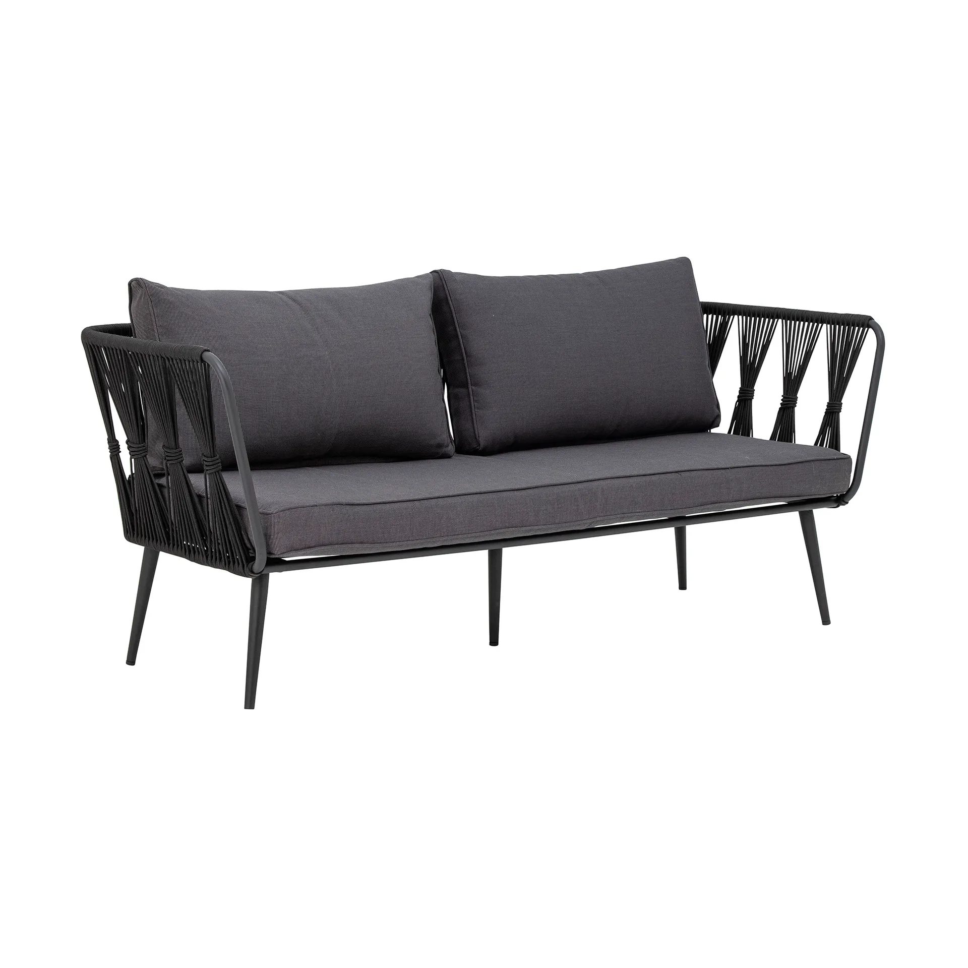 Pavone sofa 2.5-seat, Black Bloomingville