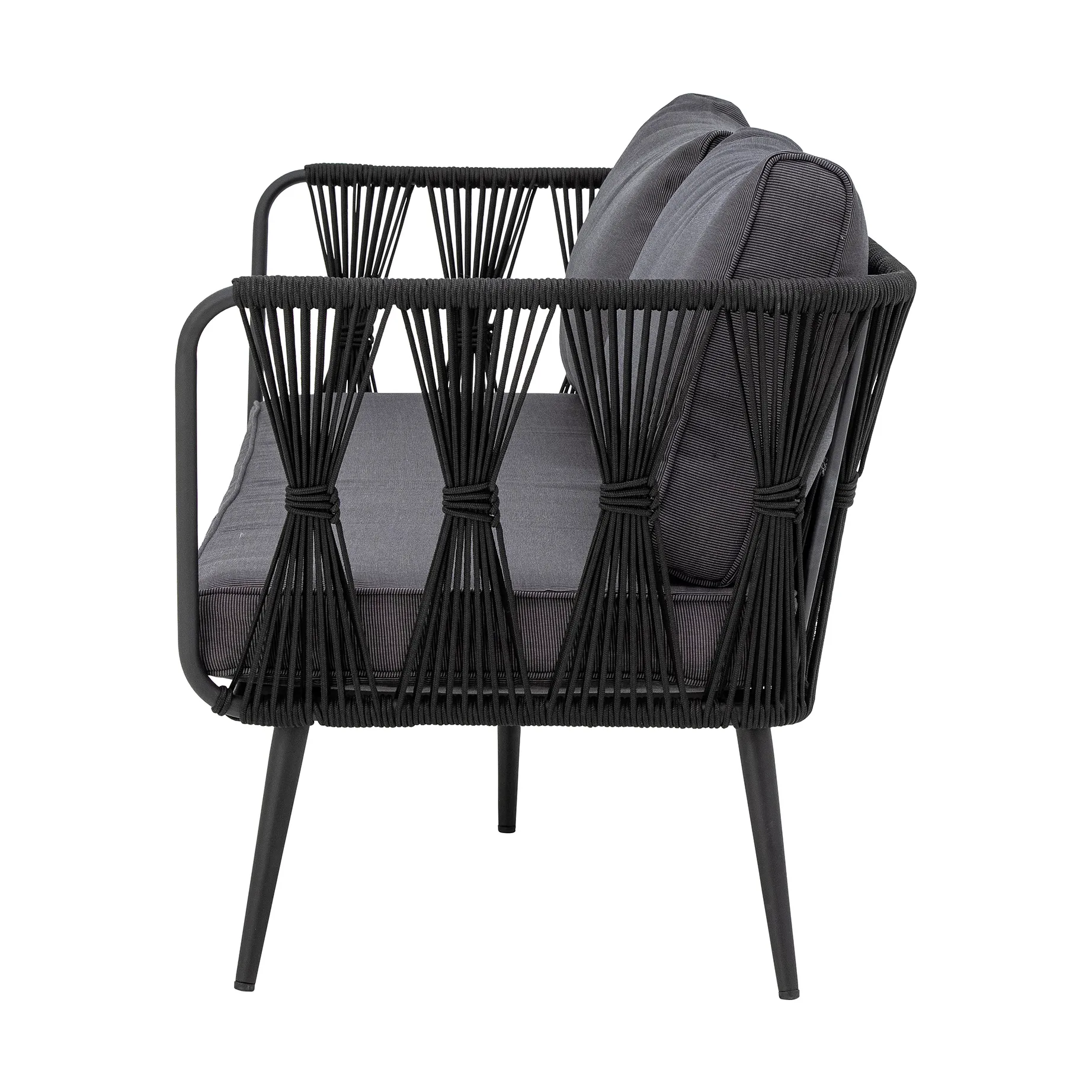 Pavone sofa 2.5-seat, Black Bloomingville