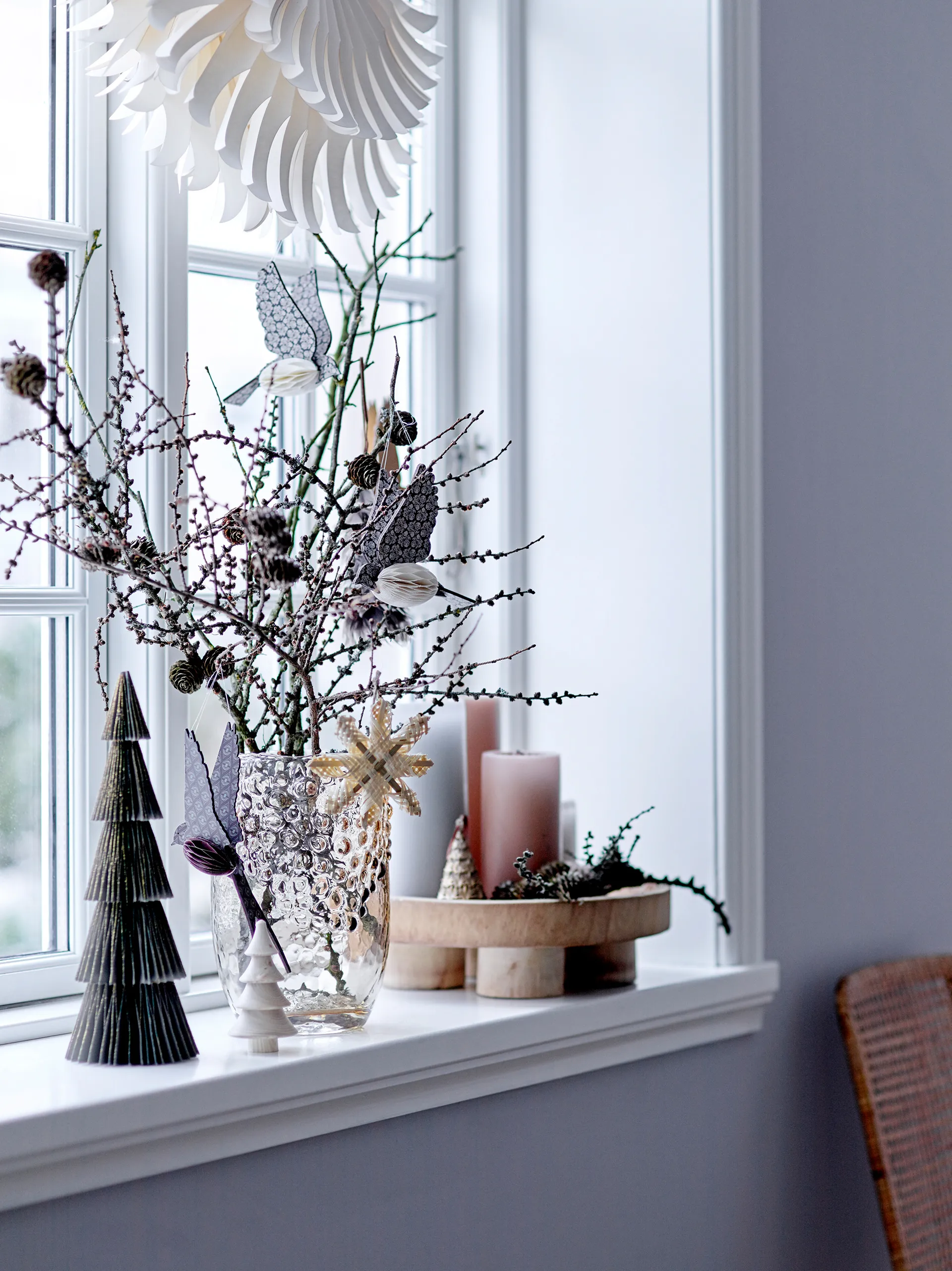 Pax Star paper star Ø50 cm, White Bloomingville