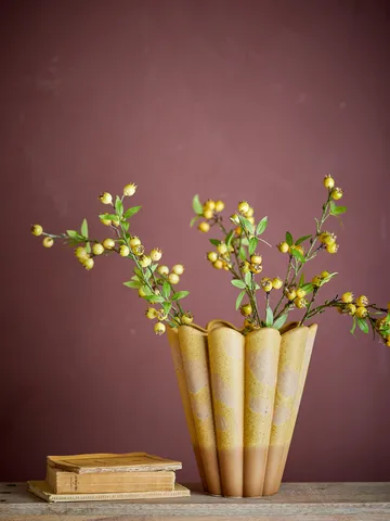 Penn vase 25.5x29 cm - Yellow - Bloomingville