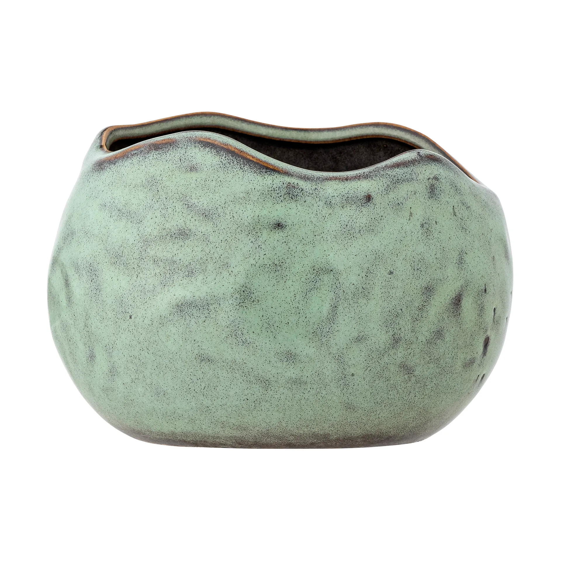 Pennie flower pot 16.5x11x13 cm, Green Bloomingville