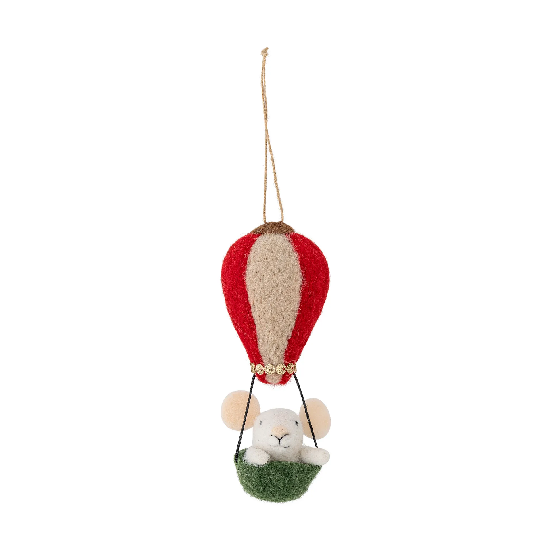 Peo Christmas tree ornament wool, Green Bloomingville