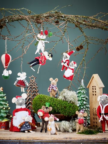 Peo Christmas tree ornament wool - White - Bloomingville