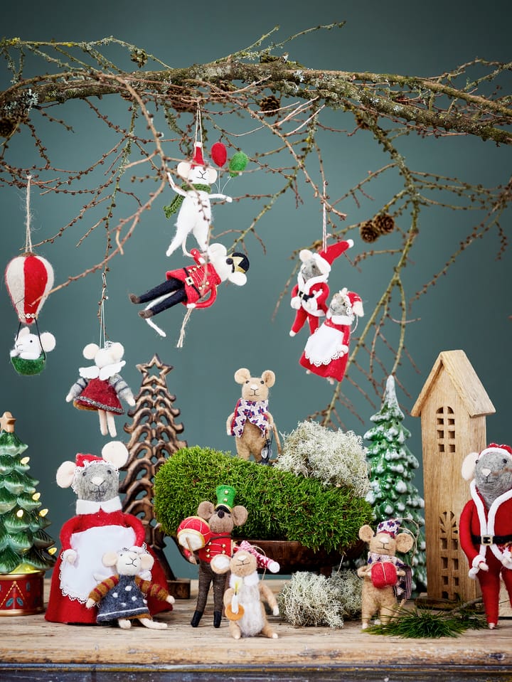 Peo Christmas tree ornament wool, White Bloomingville