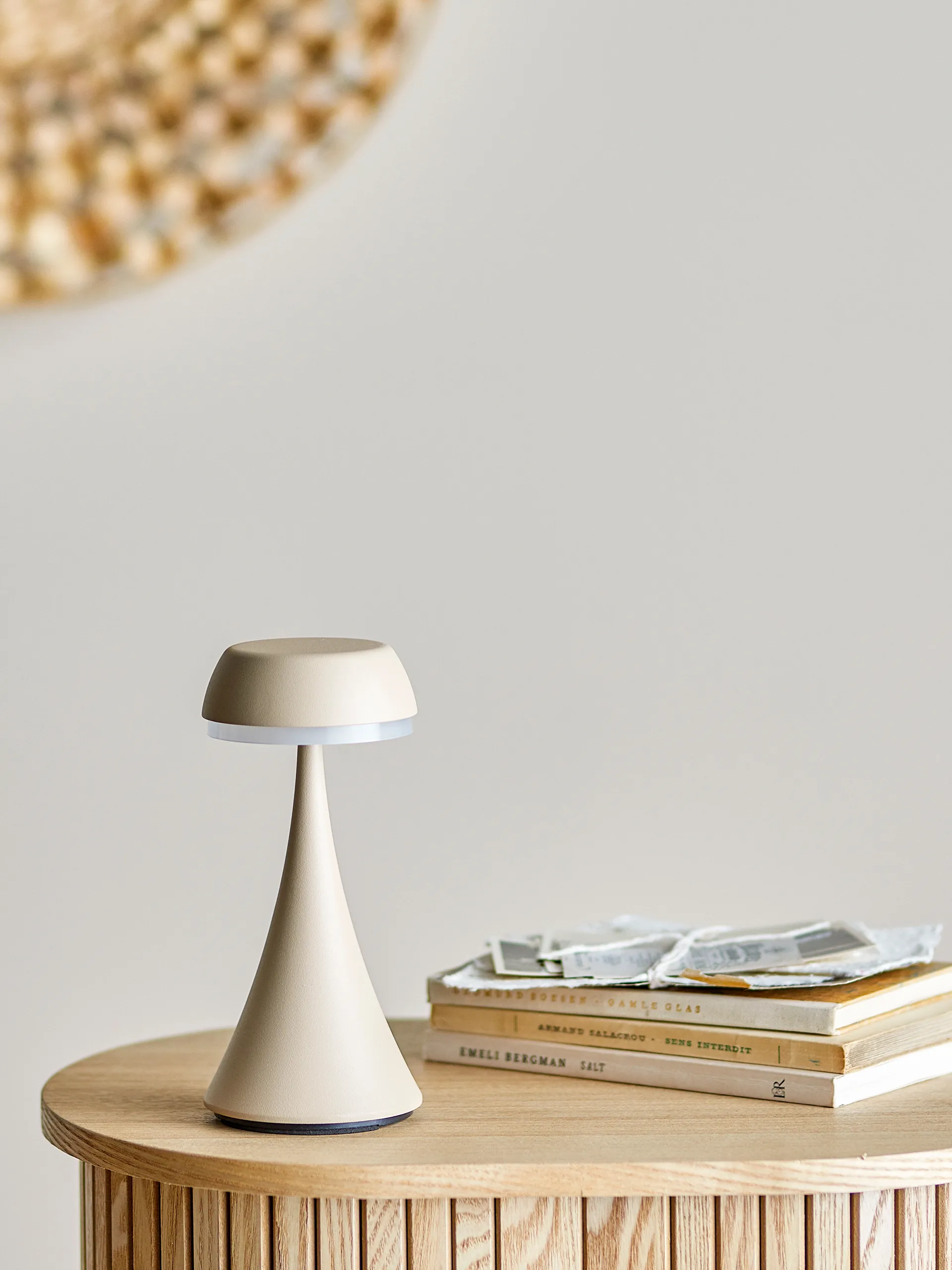 Pepple portable table lamp, Natural Bloomingville