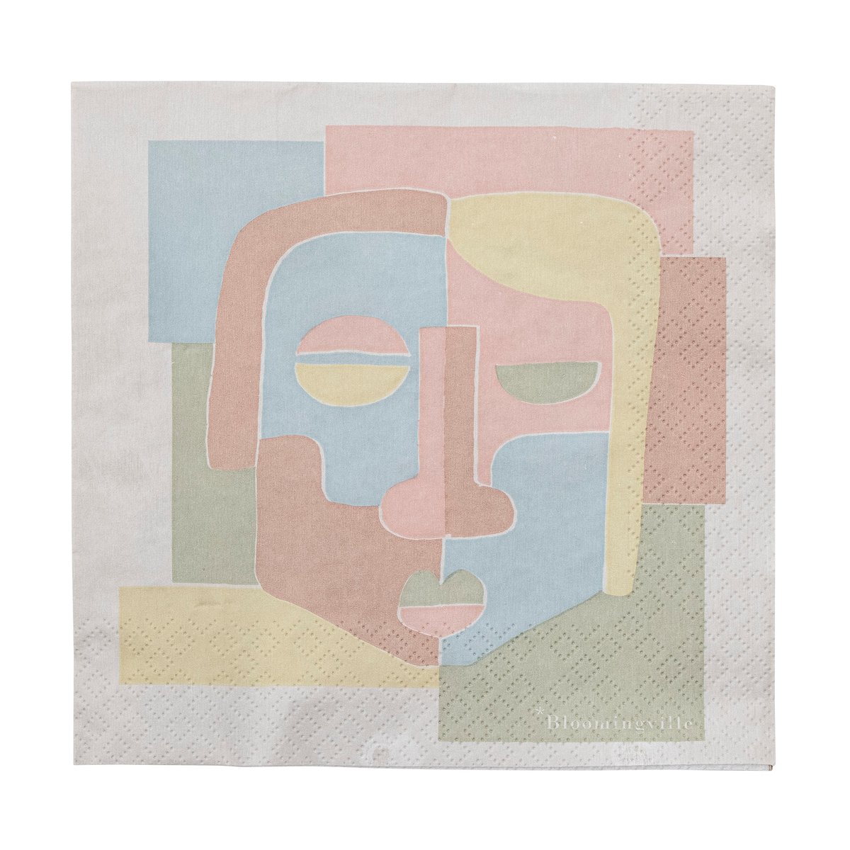 Bloomingville Peto napkin 33x33 cm 20-pack Rose | Scandinavian Design | Paper napkins | Pink