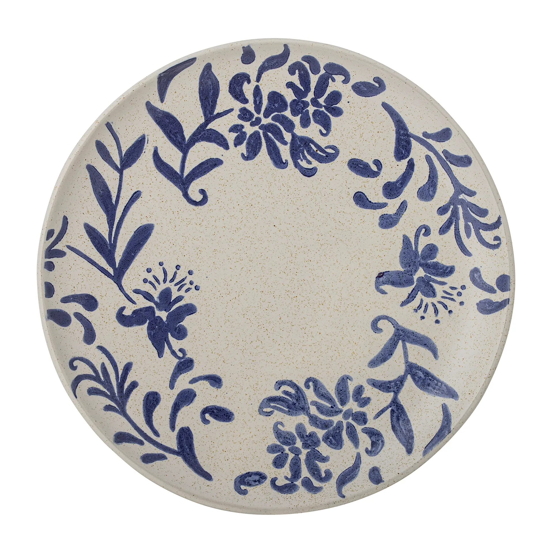 Petunia plate Ø24 cm, Blue Bloomingville