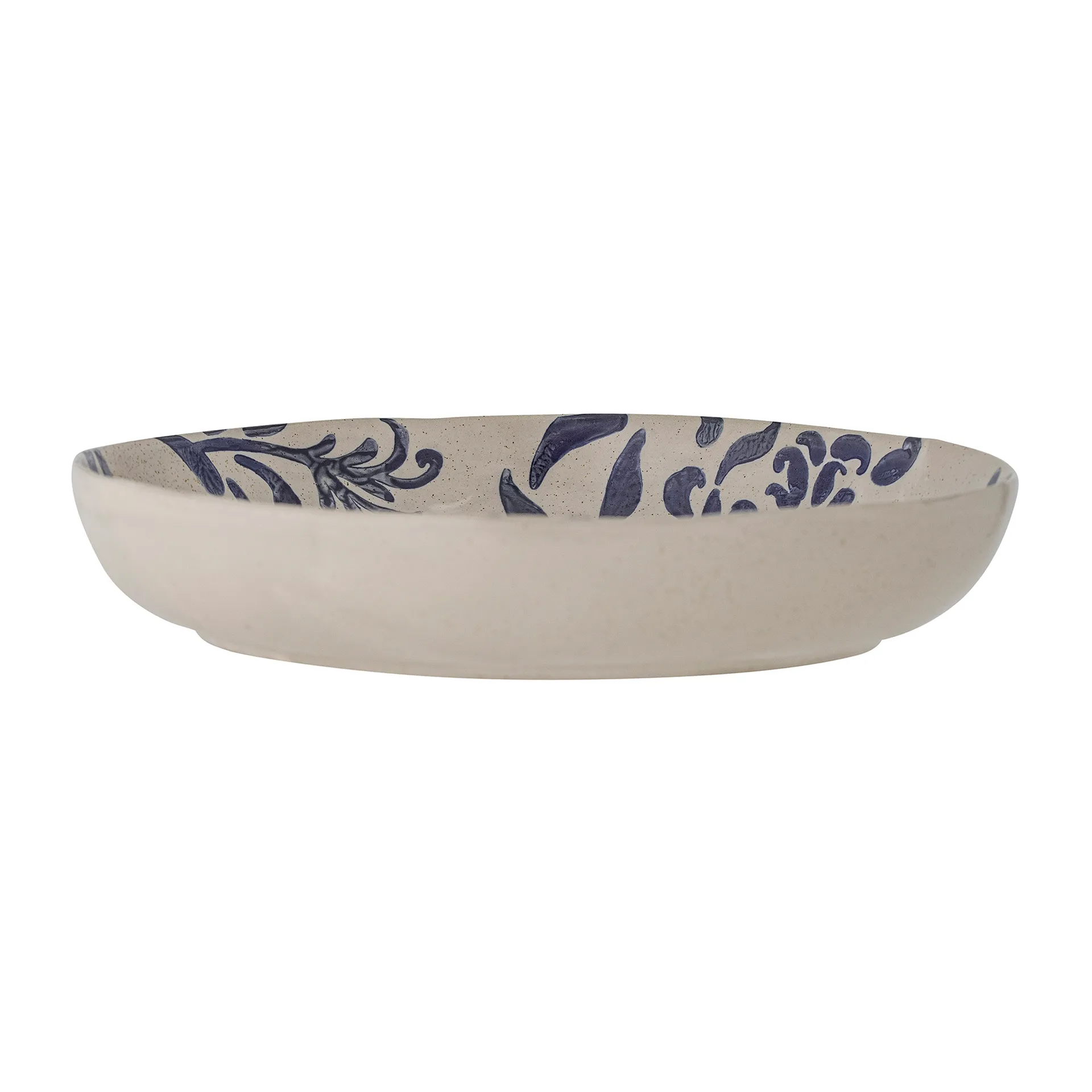 Petunia serving bowl Ø24 cm, Blue Bloomingville