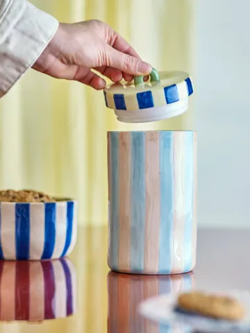 Phoenix jar with lid - Multi - Bloomingville