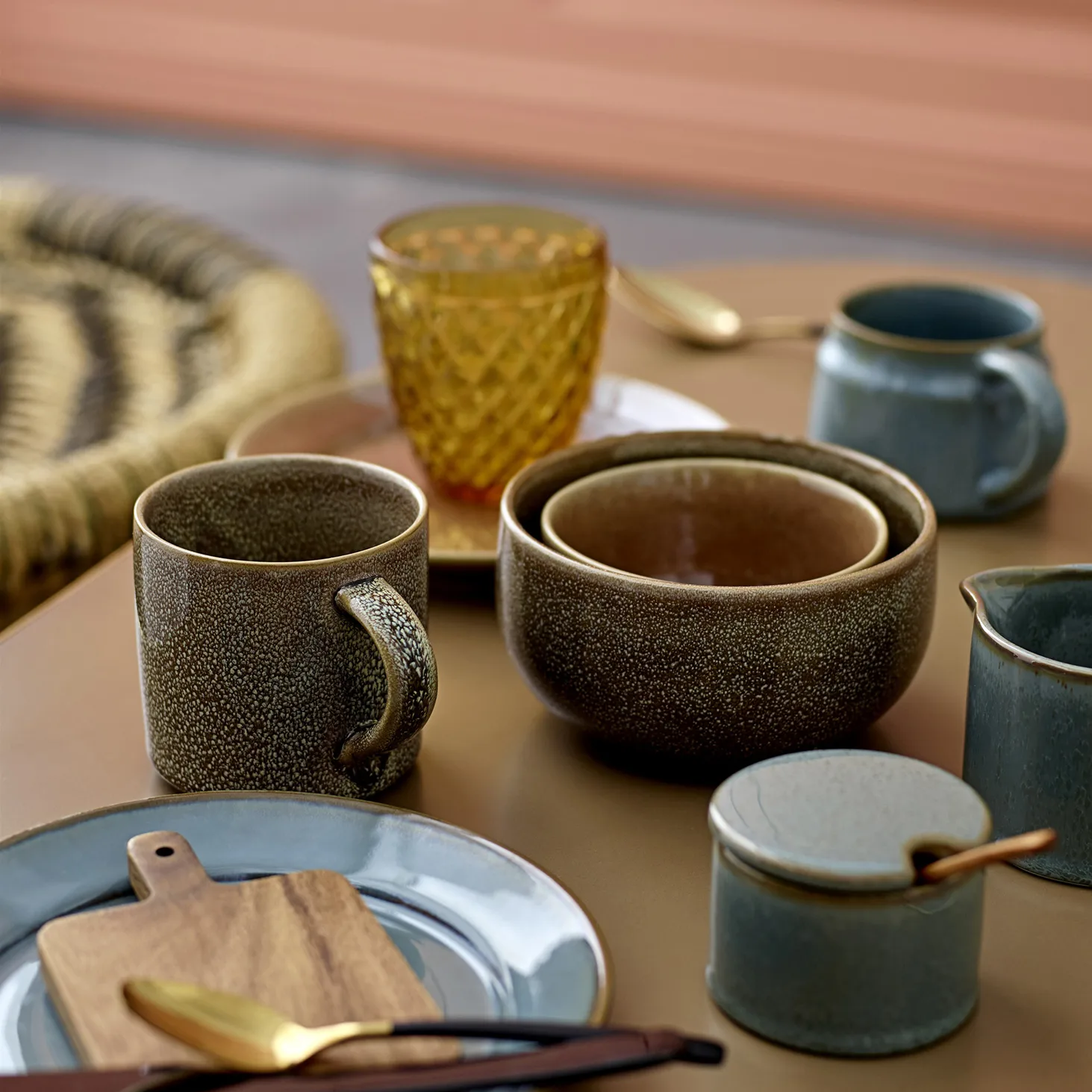 Pixie bowl, brown Bloomingville