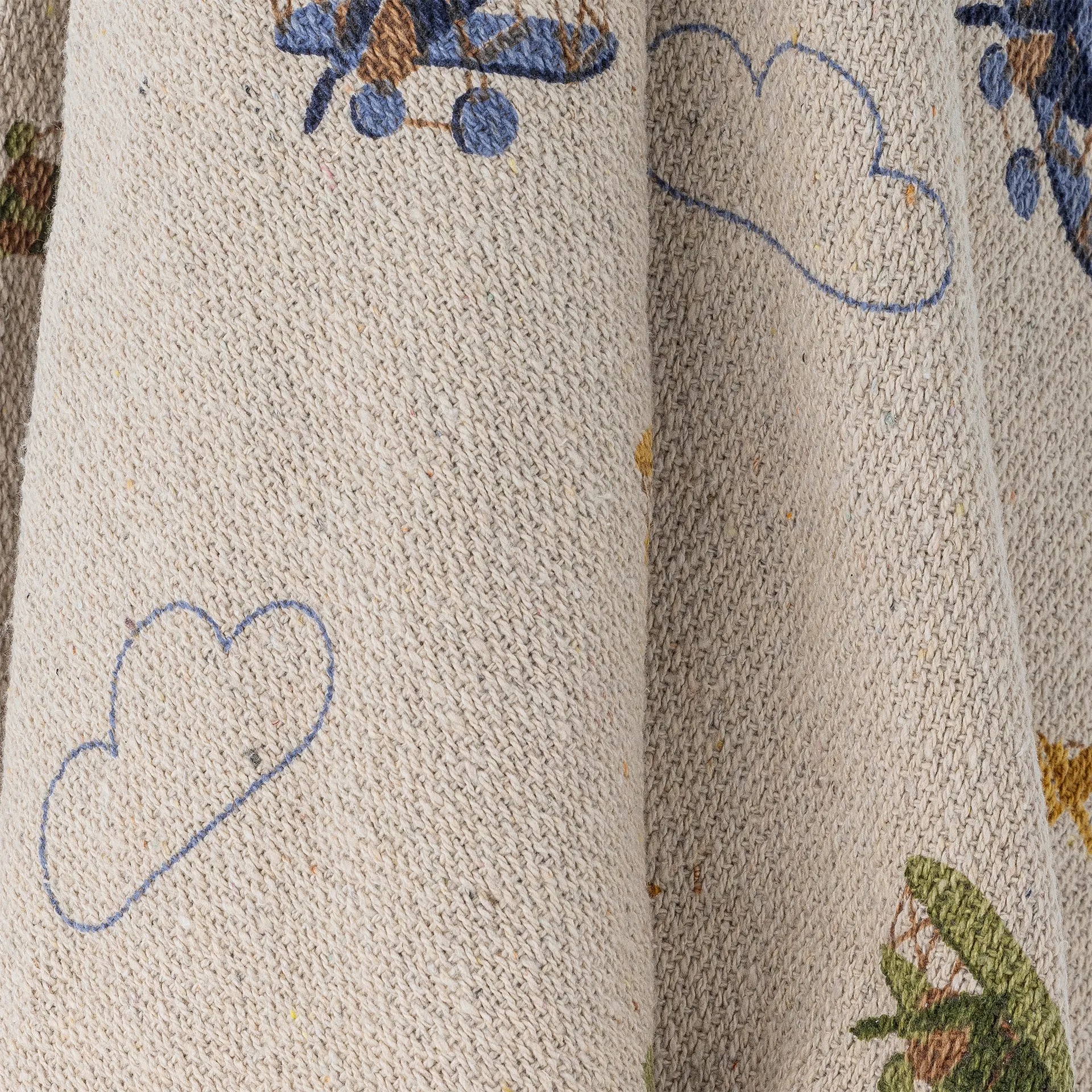 Plain fleece blanket 130x160 cm, Nature Bloomingville