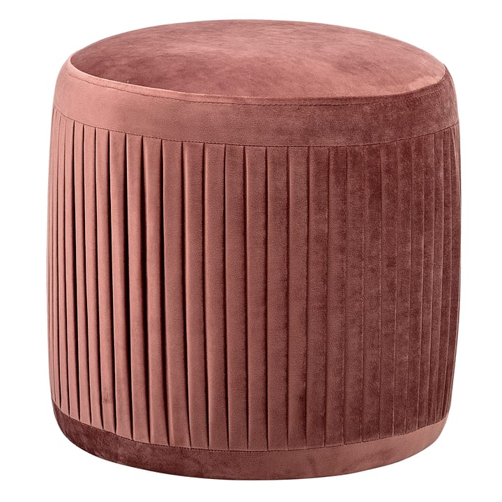 Pleat sit pouf Ø 39 cm - Pink - Bloomingville