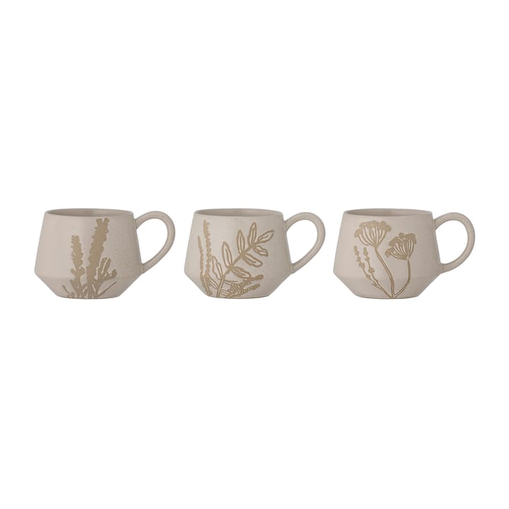 Primrose mug 38 cl 3 pieces - Natural - Bloomingville