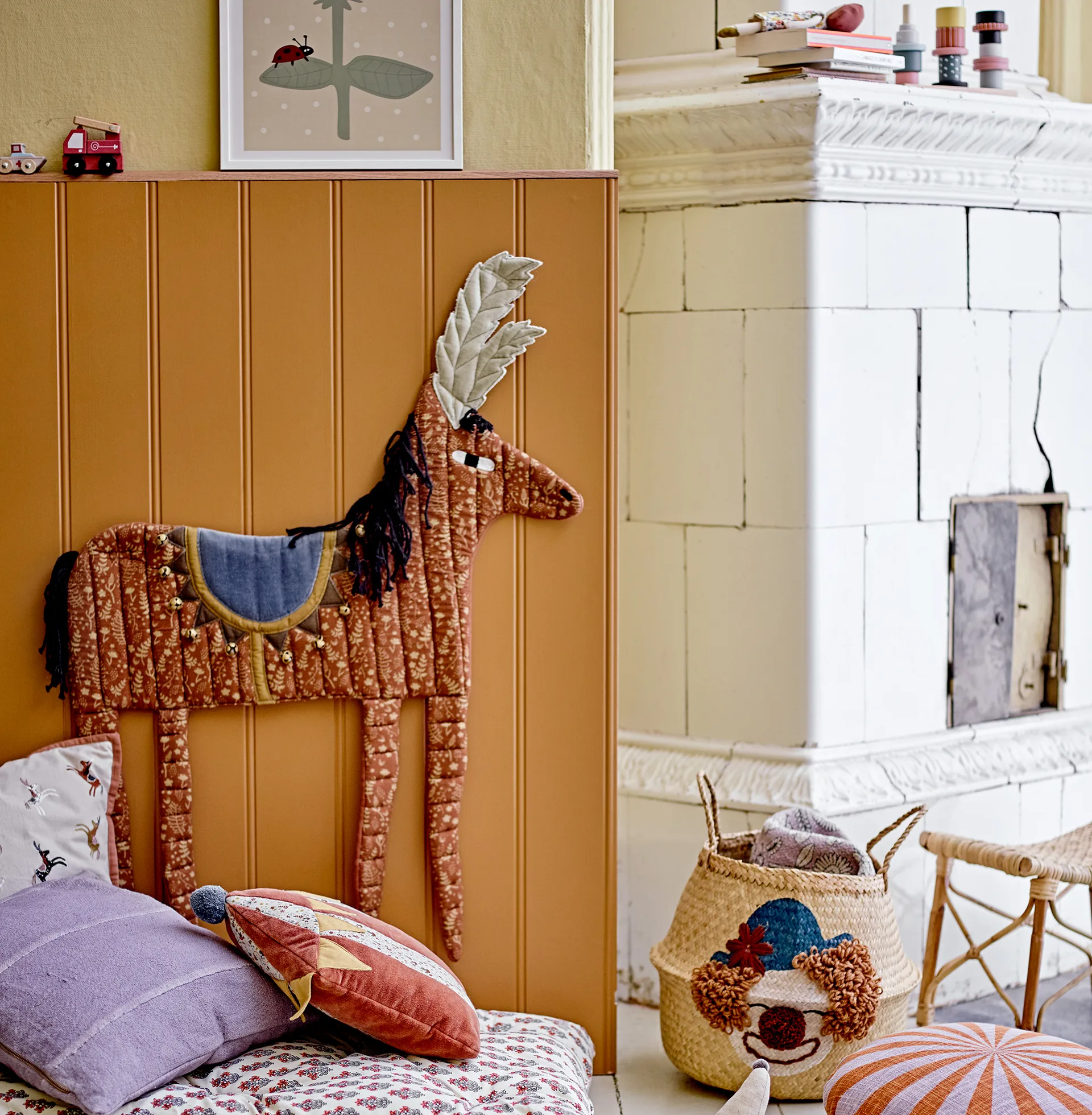 Raffe cushion 37x40 cm, Circus tent Bloomingville