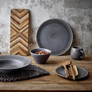 Raleg plate Ø21 cm - grey - Bloomingville