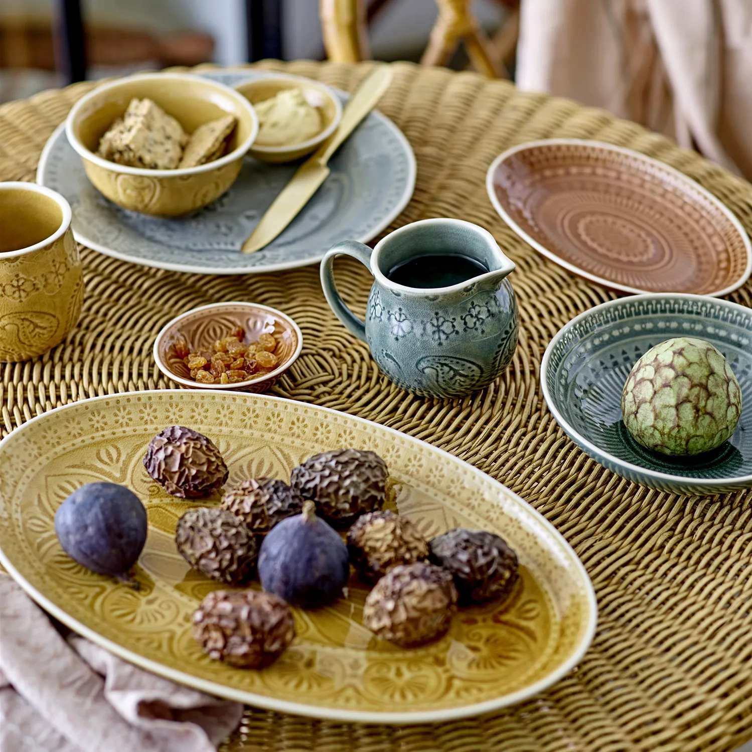 Rani plate 26.5 cm, grey Bloomingville