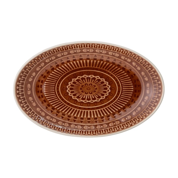 Rani serving saucer 22.5 cm - brown - Bloomingville