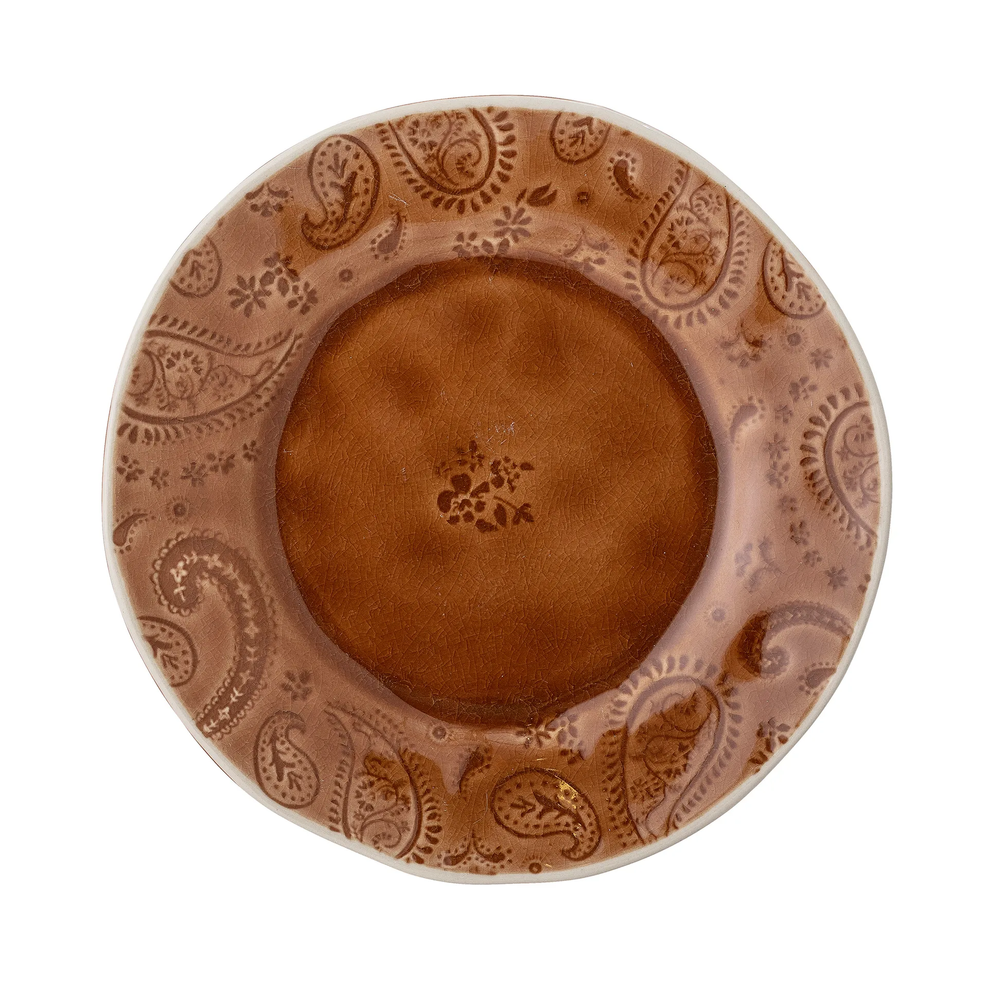 Rani small plate 20 cm, brown Bloomingville