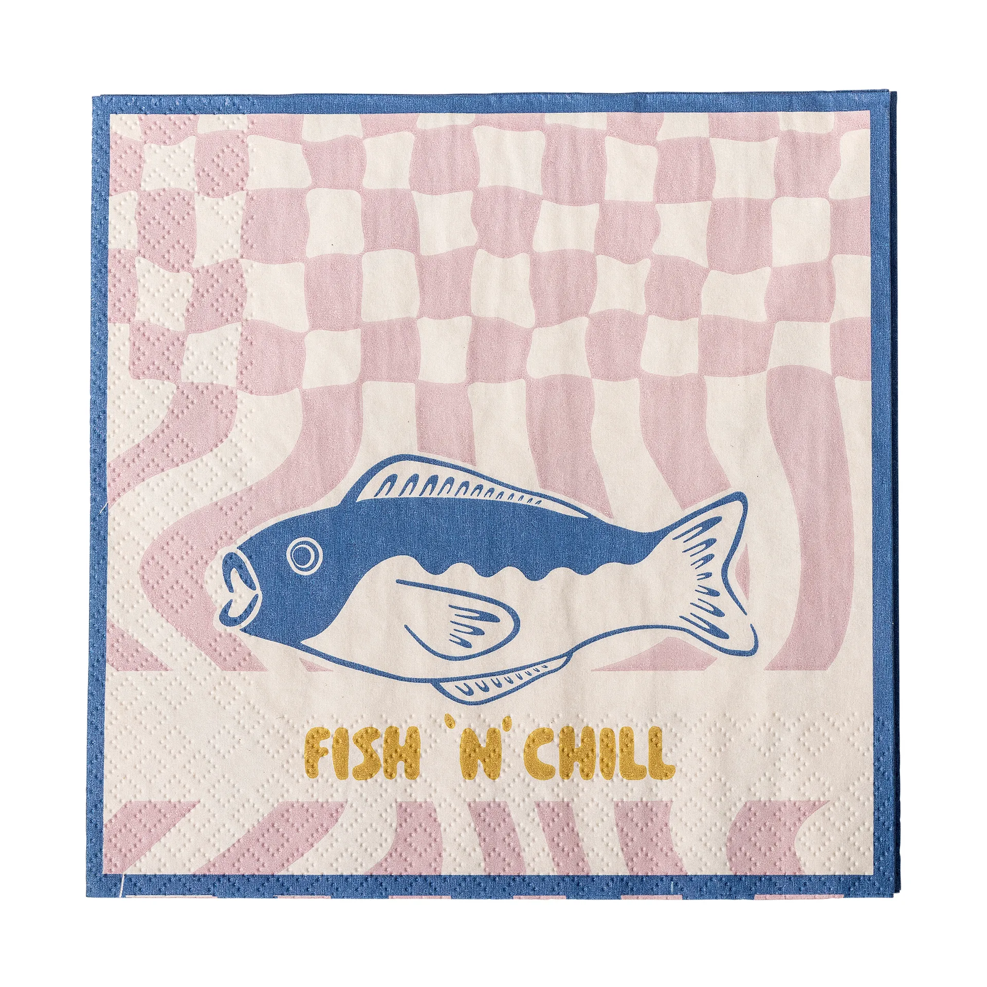 Remy paper napkin 20-pack, Blue Bloomingville