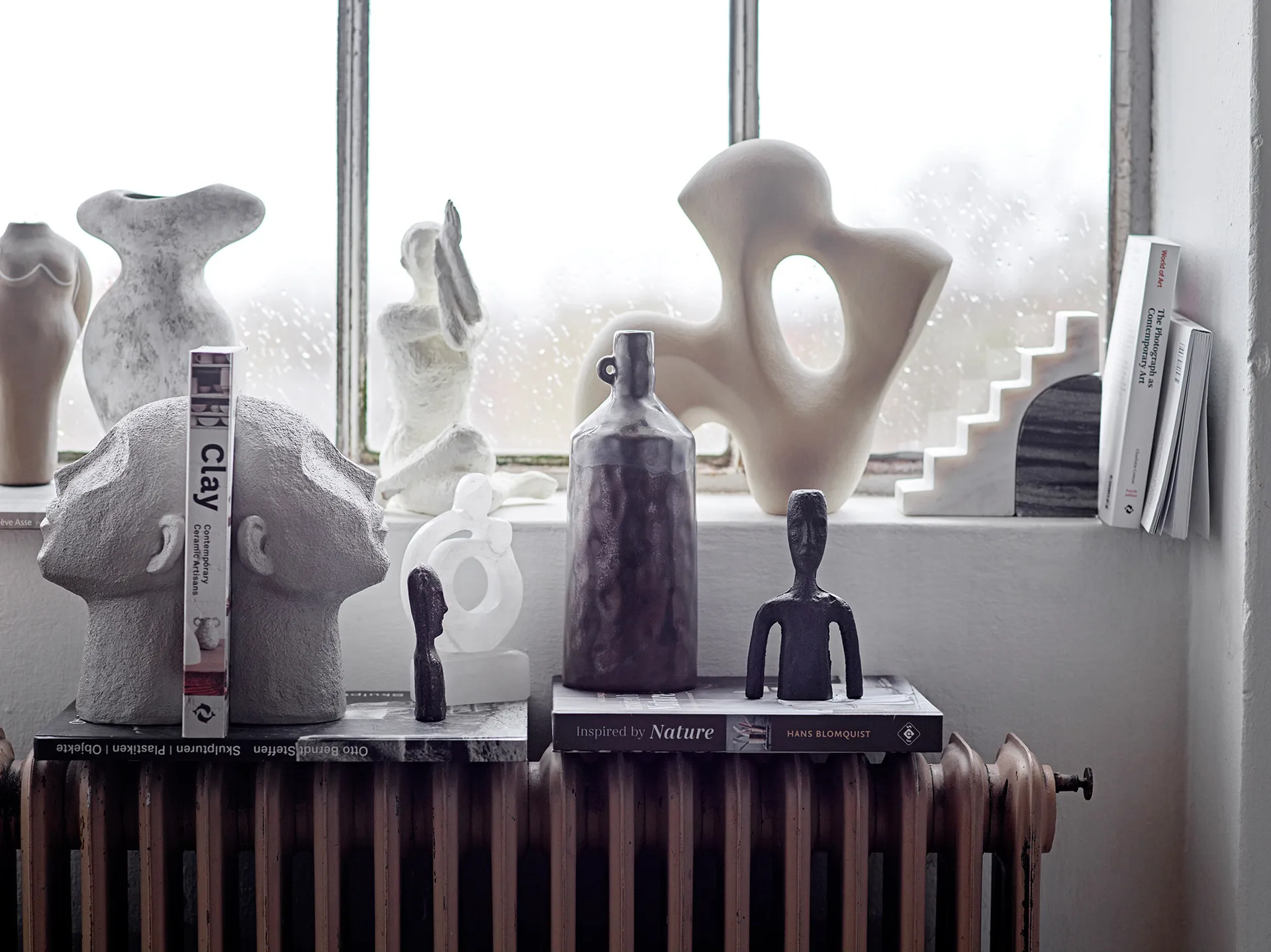 Rhea decoration 2 pieces, Brown Bloomingville