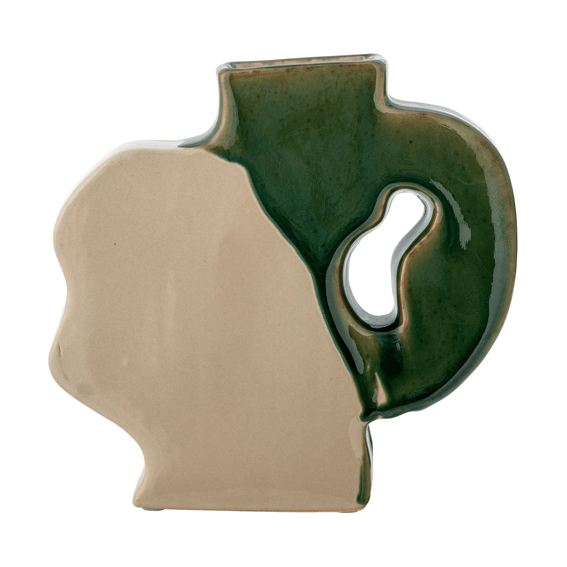 River vase, Green, 20.5x20 cm Bloomingville