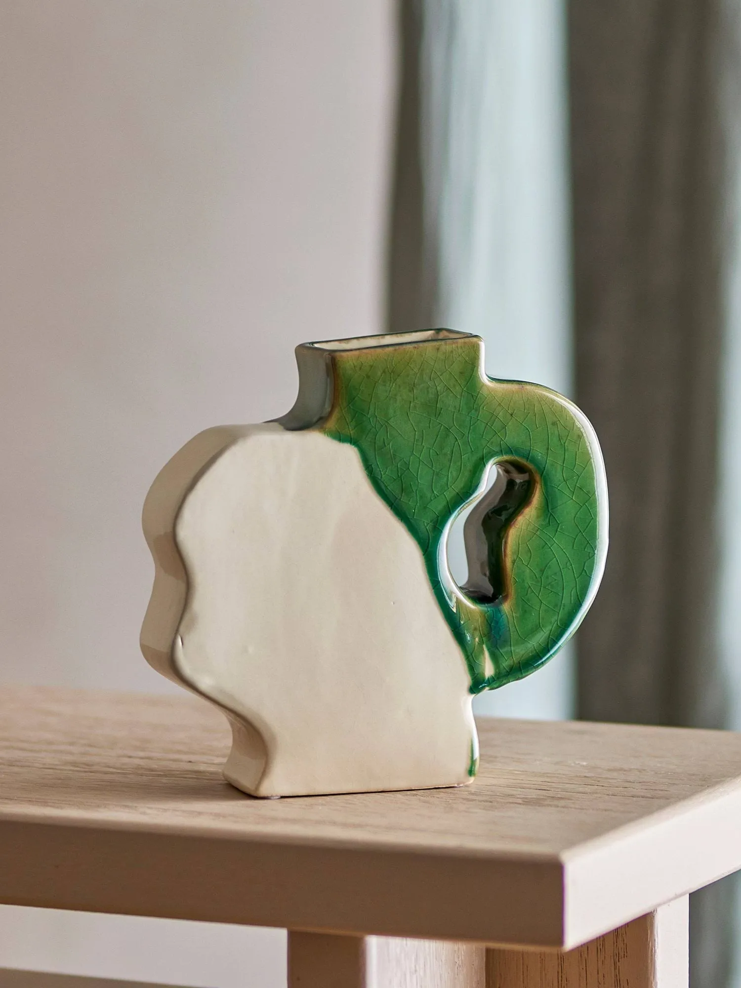 River vase, Green, 20.5x20 cm Bloomingville