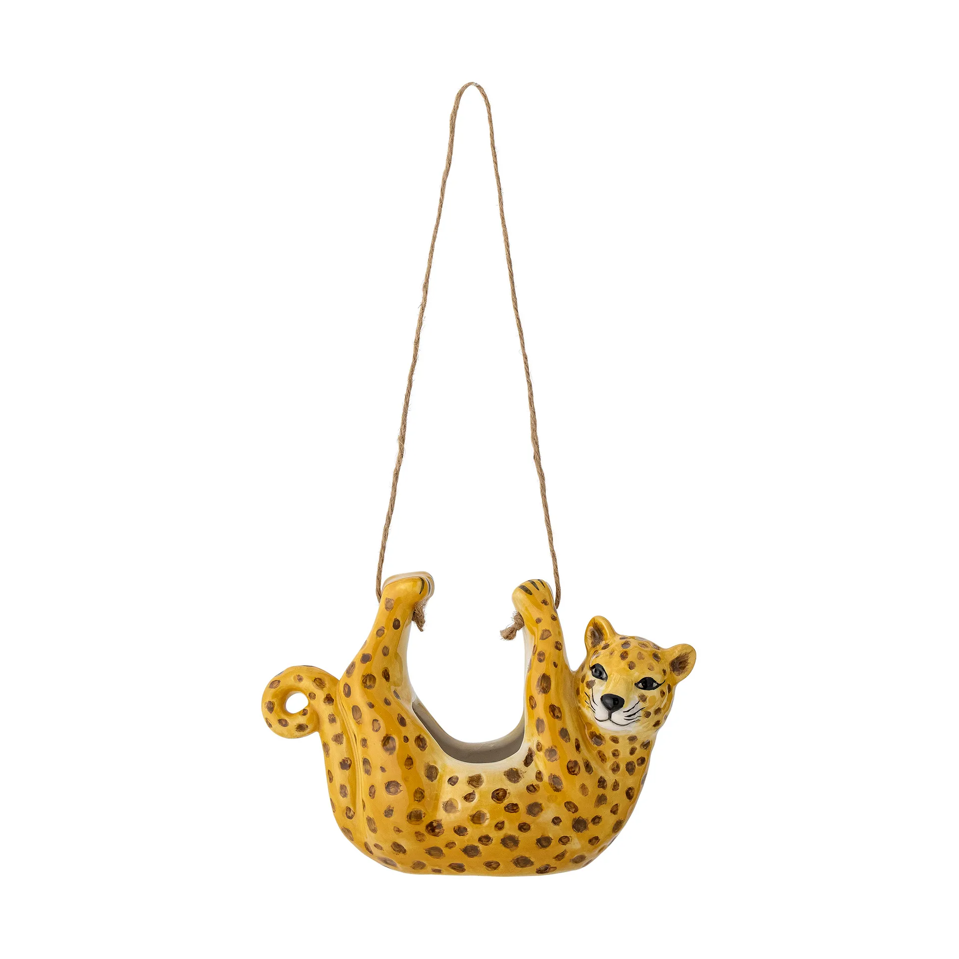 Roam hanging flower pot, Yellow cheetah Bloomingville